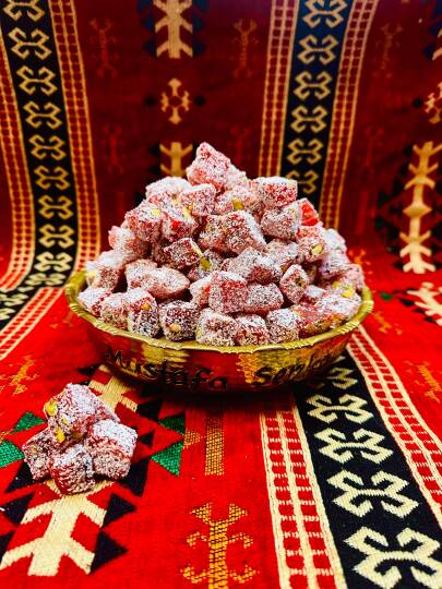 Narlı Çifte Kavrulmuş Fıstıklı Lokum 1kg