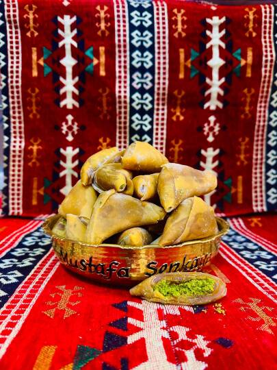 Şekersiz Toz Fıstıklı Muska 1kg