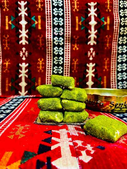 Toz Fıstıklı Çikolatalı Bohça Lokum 500gr